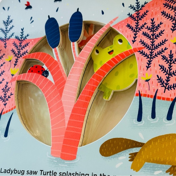 NEW See-Through Stories Springtime Splash Baby Board Book - Picture 5 of 7